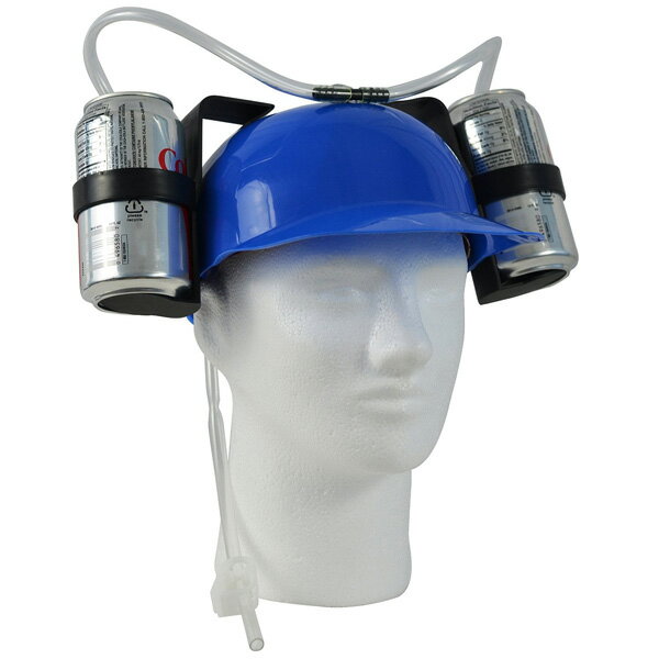 Fairly Odd Novelties / Beer Soda Guzzler Helmet Drinking Party Hat (Blue) ビールハット ドリンキングハット 海外取寄せクリスマス セール