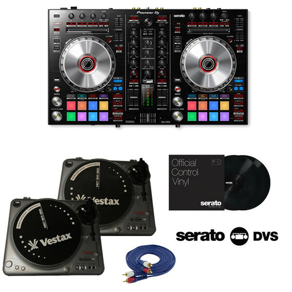 8大特典付 Pioneer DJ(パイオニア) / DDJ-SR2 / Vestax(ベスタクス) PDX-2000 コスパ最強DVSセット【Serato DJ Pro＋P 039 NT DJ無償】 母の日 セール