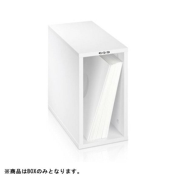 Zomo(ゾモ) / VS-Box 50 White (組立式) 12インチレコード収納BOX 【約50枚収納可能】ハロウィーンセール/ハロウィングッズ