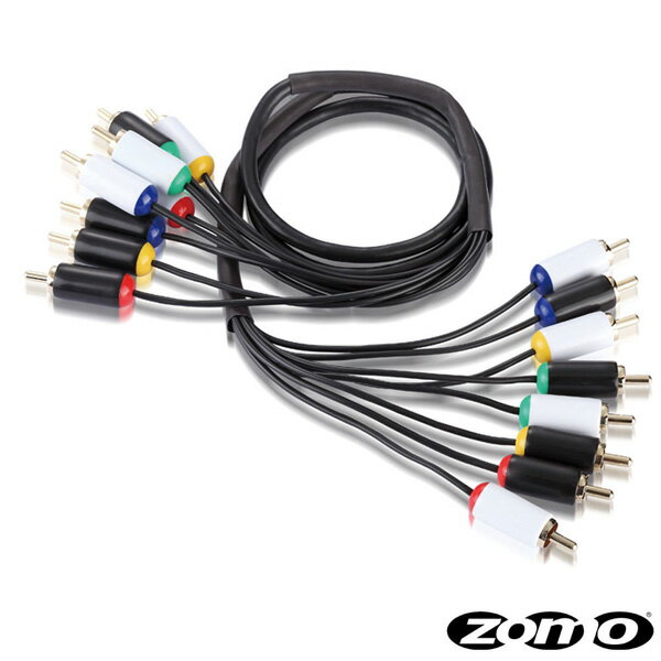 Zomo(ゾモ) / MCC-460 (0.6m) - 8 x RCA - 8 x RCA ケーブル -(DVSインターフェースケーブル rekordbox/Serato SL4/SL3/SL2/SL1)夏休スペシャル