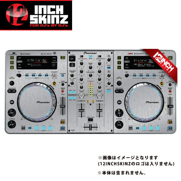 12inch SKINZ / Pioneer XDJ-R1 SKINZ Metallics (Burushed Silver) 【XDJ-R1用スキン】 お中元 セール