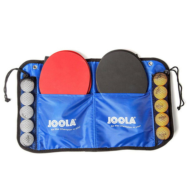 JOOLA ヨーラ / Family Table Tennis Set 卓球用 ラケット・ボールキャリーングケース 【ラケット4本・ボール10個付属】 直輸入品