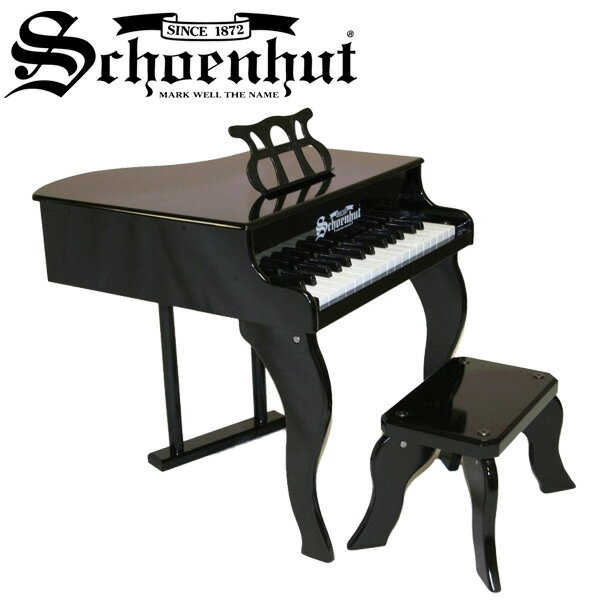 Schoenhut(シェーンハット) / Fancy Baby Grand (Black) 3005B　ベンチ付き 30鍵盤 トイピアノ母の日 セール