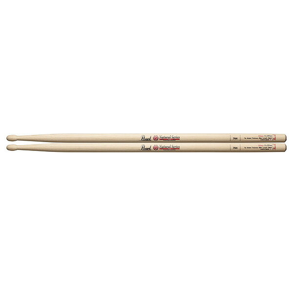 【メール便／送料無料】 Pearl(パール) / 110NH (Natural Series / Hickory) - ドラムスティック -母の日 セール