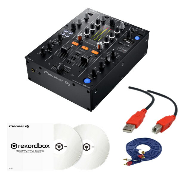 2大特典付 Pioneer DJ(パイオニア) / DJM-450 &コントロールバイナル(RB-VD1-W) DVS セット新生活応援