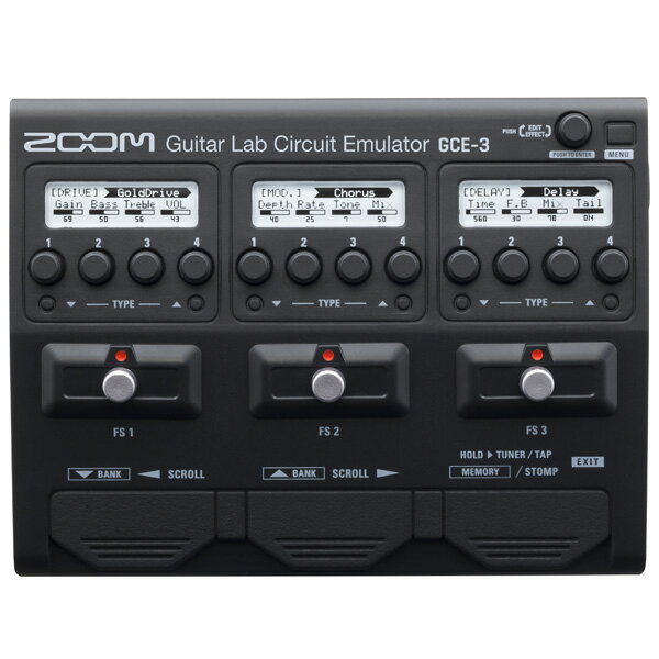 Zoom(ズーム) / GCE-3 Guitar Lab Circuit Emulator ギター ベース USBオーディオインターフェイス 「Cubase LE」がバンドル