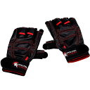 Dark Iron Fitness(ダークアイアンフィットネス) / LEATHER GYM GLOVES(M size) 3.25〜3.75インチ トレーニン...