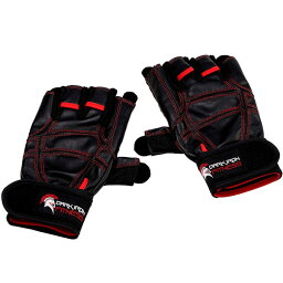 Dark Iron Fitness(ダークアイアンフィットネス) / LEATHER GYM GLOVES（L size） 3.5～4インチ トレーニンググローブ 手袋 直輸入品 【納期未定】クリスマス セール