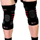 Dark Iron Fitness(ダークアイアンフィットネス) / ADJUSTABLE KNEE SLEEVES（S size） 14〜16インチ ニースリーブ ニーラップ パワーリフティング ウエイトトレーニング 直輸入品