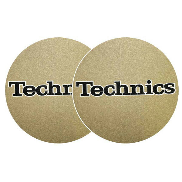 Technics(テクニクス) / Slipmats (Gold) - スリップマット (2枚/1ペア) -