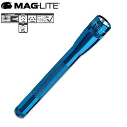 Mag-Lite(マグライト) / Mini LED 2-Cell AA Flashlight with Holster (BLUE) ハンディーライト 直輸入品