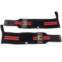 Grip Power Pads / Deluxe Wrist Wraps （Red） 13インチ リストラップ 直輸入品