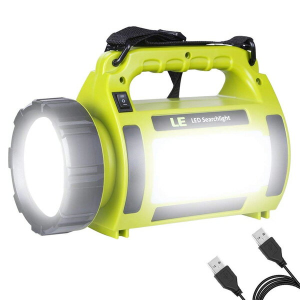 LE(Lighting EVER) / 1000lm Rechargeable Camping Lantern - LED ランタン 懐中電灯 USB 充電式 IPX4防水 スマホ充電器 直輸入品新生活応援
