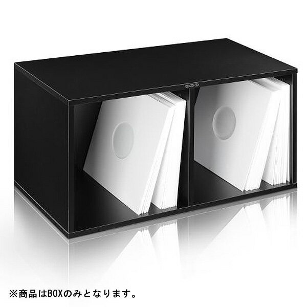 Zomo(ゾモ) / VS-Box 200 Black (組立式) - 12インチレコード収納BOX - 【約200枚収納可能】ハロウィーンセール/ハロウィングッズ