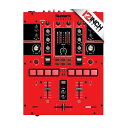 12inch SKINZ / Numark Scratch Skinz (レッド・ブラック) 【Scratch用スキン】
