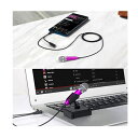 Uniwit / ステレオミニ 3.5mm入力 約6cm スタンド付き / ミニ コンデンサー ピンマイク 卓上マイク (ローズレッド)夏休みセール