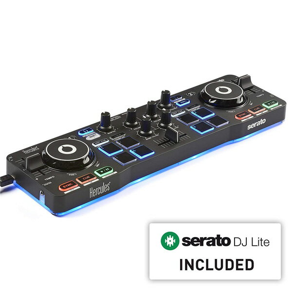 1大特典付 Hercules(ハーキューリース) / DJ Control Starlight 【Serato DJ Lite 付属】 タッチ・キャパシティブ・…