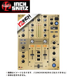 12inch SKINZ / Pioneer DJM-450 SKINZ Metallics (BRUSHED GOLD) 【DJM-450用スキン】新生活応援