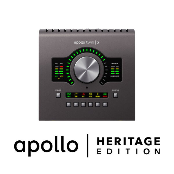 【UADプラグインを無償提供！-6/30まで】Universal Audio(ユニバーサルオーディオ) / Apollo Twin X Duo Heritage Edition母の日 セール