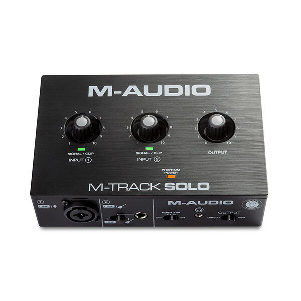 M-Audio(エム オーディオ) / M-Track Solo -USBオーディオ インターフェース - 【Mac Windows iOS対応】【※次回4月下旬以降予定】