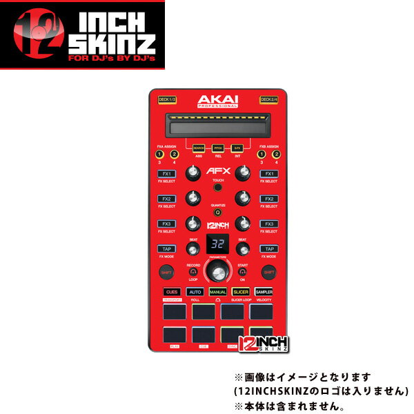 12inch SKINZ / Akai AFX Skinz (Red) 【AFX用スキン】お中元 セール