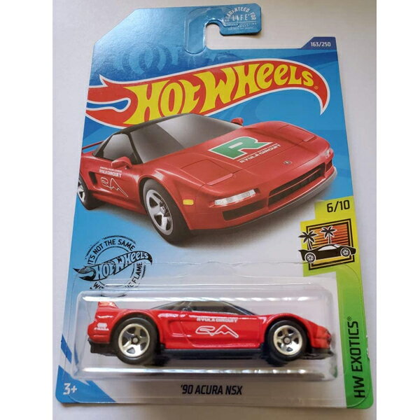 Hot Wheels(ホットウィール) / 2020 Hw Exotics '90 Acura NSX, Red 163/250 / ホンダ アキュラ ミニカー 【輸入品】