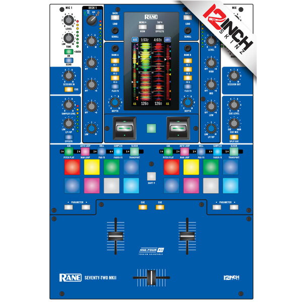 12inch SKINZ / Rane Seventy-Two MK2 Skinz (Blue) ѥ渵 