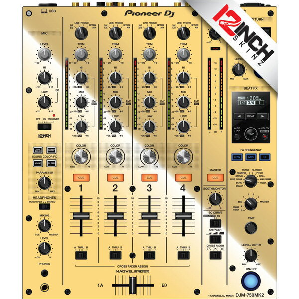 12inch SKINZ / PIO-DJM750MK2-MR/GOLDの事ならフレンズにご相談ください。12inch SKINZ / PIO-DJM750MK2-MR/GOLDセット商品一覧White/BlackBlackWhite/GrayGrayRedBlueLite BluePurpleBrushed SilverMirror SilverBrushed GoldMirror Gold 12inch SKINZ / PIO-DJM750MK2-MR/GOLDの特長！機材の保護+新しいデザインを提案するスキン、日本初上陸 12inch SKINZ / PIO-DJM750MK2-MR/GOLDのココが凄い！人とは違うカラーを手に入れたい方、機材を保護しながら好みのカラーにカスタマイズか可能なスキンの登場です特殊な素材を使用しているので、機材の保護も完璧、機材に簡単に貼る事が可能 12inch SKINZ / PIO-DJM750MK2-MR/GOLDのメーカー説明 12INCHSKINZ はカスタムハードウェアーでの業界基準として登場特殊な技術の接着面により簡単に張り付けが可能で剥がれにくい仕様スキンを剥がしたいときには簡単にはがす事が出来ます(剥がしたスキンを再度使用する事はできません。)機材のカスタムだけでなく特殊加工のスキンですので機材の保護もしっかりとしてくれます。ターンテーブルのモーターには干渉しない・影響を与えない反射防止用の、micro texture laminate(マイクロテクスチャーラミネート)により、究極に耐久性を上げた防眩仕様となっています。 12inch SKINZ / PIO-DJM750MK2-MR/GOLDの仕様 ■Pioneer DJM-750MK2用スキン※スキンを貼る際におきた破れ等に関しましては保障外となりますのでご了承ください。※使用環境により剥がれる場合も御座います。恐れ入りますが保障外となりますので予めご了承下さい。※機材に本製品スキンを貼る際に機材のノブ・フェーダー等を取り外す必要がある場合が御座います。その際ノブ・フェーダー等が外しにくい場合が御座います。装着時に起きた不具合・破損等につきましては、当店は責任を負いかねますので予めご了承ください。12inch SKINZ / PIO-DJM750MK2-MR/GOLDの事ならフレンズにご相談ください。 12inch SKINZ / PIO-DJM750MK2-MR/GOLDの特長！機材の保護+新しいデザインを提案するスキン、日本初上陸 12inch SKINZ / PIO-DJM750MK2-MR/GOLDのココが凄い！人とは違うカラーを手に入れたい方、機材を保護しながら好みのカラーにカスタマイズか可能なスキンの登場です特殊な素材を使用しているので、機材の保護も完璧、機材に簡単に貼る事が可能 12inch SKINZ / PIO-DJM750MK2-MR/GOLDのメーカー説明 12INCHSKINZ はカスタムハードウェアーでの業界基準として登場特殊な技術の接着面により簡単に張り付けが可能で剥がれにくい仕様スキンを剥がしたいときには簡単にはがす事が出来ます(剥がしたスキンを再度使用する事はできません。)機材のカスタムだけでなく特殊加工のスキンですので機材の保護もしっかりとしてくれます。ターンテーブルのモーターには干渉しない・影響を与えない反射防止用の、micro texture laminate(マイクロテクスチャーラミネート)により、究極に耐久性を上げた防眩仕様となっています。 12inch SKINZ / PIO-DJM750MK2-MR/GOLDの仕様 ■Pioneer DJM-750MK2用スキン※スキンを貼る際におきた破れ等に関しましては保障外となりますのでご了承ください。※使用環境により剥がれる場合も御座います。恐れ入りますが保障外となりますので予めご了承下さい。※機材に本製品スキンを貼る際に機材のノブ・フェーダー等を取り外す必要がある場合が御座います。その際ノブ・フェーダー等が外しにくい場合が御座います。装着時に起きた不具合・破損等につきましては、当店は責任を負いかねますので予めご了承ください。