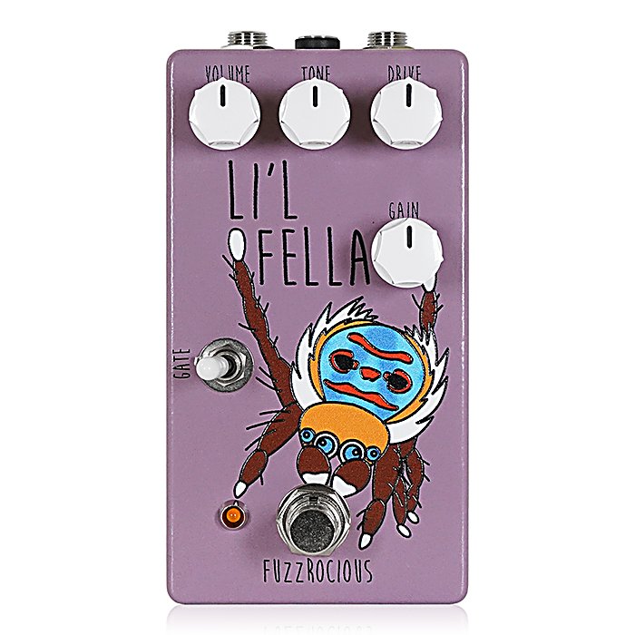 Fuzzrocious Pedals(ファズロシャスペダルズ) / Li'l Fellaの事ならフレンズにご相談ください。 Fuzzrocious Pedals(ファズロシャスペダルズ) / Li'l Fellaの特長！Lil Fella Fuzzrocious Pedals(ファズロシャスペダルズ) / Li'l Fellaのココが凄い！オーバードライブからファズまでを1台で網羅するマルチドライブペダル。DRIVEとGAINを独立させた設計により、幅広いゲイン調整が可能。18V対応で安定性とヘッドルームを確保できます。GATEスイッチでクリーンなサウンドを実現。手作業製造のアメリカンメーカー製で、中位価格帯の多機能ドライブペダルとして、様々なジャンルに対応する1台です。 Fuzzrocious Pedals(ファズロシャスペダルズ) / Li'l Fellaのメーカー説明 種類：オーバードライブ・ディストーション・ファズアダプター：9-18Vセンターマイナス電池駆動：-コントロール：VOLUME、TONE、DRIVE、GAIN、GATEFuzzrocious Pedals / Lil Fella ファズロシャスペダルズ / リルフェラFuzzrocious Pedals Lil Fellaは、オーバードライブ、ディストーション、ファズまでを1台でカバーし、様々な用途にご使用いただけるドライブペダルです。9-18Vアダプターに対応し、18Vではより高い安定性とヘッドルームを持つサウンドとなります。TONEコントロールはタイトなEQとなり、DRIVEとGAINコントロールを分けることでファズからローゲインドライブまでを自在に調整できます。GATEスイッチで、クリーンかつサイレントなサウンドを実現。トップマウントジャックにより、省スペースにボードを構築することができます。●コントロールVOLUME：音量を調整します。TONE：音色を調整します。DRIVE・GAIN：2つのノブを組み Fuzzrocious Pedals(ファズロシャスペダルズ) / Li'l Fellaの仕様 種類：オーバードライブ・ディストーション・ファズ対応電源：9-18Vセンターマイナス電池駆動：非対応コントロール：VOLUME、TONE、DRIVE、GAIN、GATEサイズ：62 x 128 x 59mm (突起含む)重量：266gジャック：トップマウント 全て新品。ケーブル・消耗品以外メーカー1年保証書付のでご安心してお買いもの頂けます。Fuzzrocious Pedals(ファズロシャスペダルズ) / Li'l Fellaの事ならフレンズにご相談ください。 Fuzzrocious Pedals(ファズロシャスペダルズ) / Li'l Fellaの特長！Lil Fella Fuzzrocious Pedals(ファズロシャスペダルズ) / Li'l Fellaのココが凄い！オーバードライブからファズまでを1台で網羅するマルチドライブペダル。DRIVEとGAINを独立させた設計により、幅広いゲイン調整が可能。18V対応で安定性とヘッドルームを確保できます。GATEスイッチでクリーンなサウンドを実現。手作業製造のアメリカンメーカー製で、中位価格帯の多機能ドライブペダルとして、様々なジャンルに対応する1台です。 Fuzzrocious Pedals(ファズロシャスペダルズ) / Li'l Fellaのメーカー説明 種類：オーバードライブ・ディストーション・ファズアダプター：9-18Vセンターマイナス電池駆動：-コントロール：VOLUME、TONE、DRIVE、GAIN、GATEFuzzrocious Pedals / Lil Fella ファズロシャスペダルズ / リルフェラFuzzrocious Pedals Lil Fellaは、オーバードライブ、ディストーション、ファズまでを1台でカバーし、様々な用途にご使用いただけるドライブペダルです。9-18Vアダプターに対応し、18Vではより高い安定性とヘッドルームを持つサウンドとなります。TONEコントロールはタイトなEQとなり、DRIVEとGAINコントロールを分けることでファズからローゲインドライブまでを自在に調整できます。GATEスイッチで、クリーンかつサイレントなサウンドを実現。トップマウントジャックにより、省スペースにボードを構築することができます。●コントロールVOLUME：音量を調整します。TONE：音色を調整します。DRIVE・GAIN：2つのノブを組み合わせて歪みの強さを調整します。GATE：ゲートがかかり、よりファズよりな音色となります。DRIVEを下げるとゲートが強くなります。Lil FellaはスタンダードなセンターマイナスDC9-18Vアダ Fuzzrocious Pedals(ファズロシャスペダルズ) / Li'l Fellaの仕様 種類：オーバードライブ・ディストーション・ファズ対応電源：9-18Vセンターマイナス電池駆動：非対応コントロール：VOLUME、TONE、DRIVE、GAIN、GATEサイズ：62 x 128 x 59mm (突起含む)重量：266gジャック：トップマウント 全て新品。ケーブル・消耗品以外メーカー1年保証書付のでご安心してお買いもの頂けます。