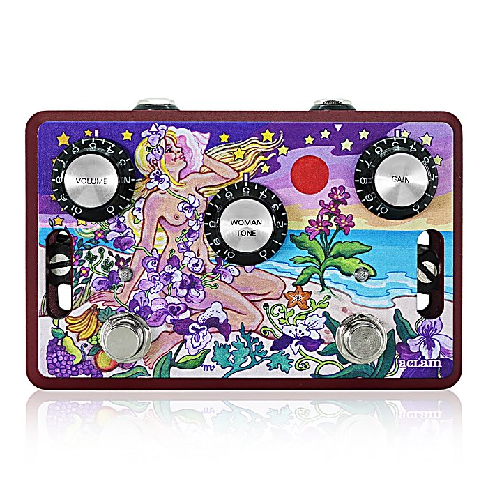 ACLAM GUITARS / The Woman Toneの事ならフレンズにご相談ください。 ACLAM GUITARS / The Woman Toneの特長！ACLAM The Woman Tone オーバードライブ ACLAM GUITARS / The Woman Toneのココが凄い！クリーム時代のエリック・クラプトンのトーンを再現したオーバードライブペダル。カスタムピックアップシミュレーション回路とWOMAN TONEモードで、当時の特徴的なサウンドを追求。バルセロナ製で高品質なコンポーネントを使用。中位の価格帯ながら、特定のヴィンテージサウンドを求めるギタリストに訴求力を持つ製品。 ACLAM GUITARS / The Woman Toneのメーカー説明 種類：オーバードライブ、ブースターアダプター：9Vセンターマイナス電池駆動：-コントロール：VOLUME、GAIN、WOMAN TONEAclam Guitars / The Woman Toneアクラムギターズ / ザウーマントーンAclam Guitars The Woman Toneは、クラプトンの伝説的なサウンドへのオマージュです。1968年ロンドン、サイケデリックムーブメントの中結成された伝説のグループ、CREAM。その儚くかつ重要な時代のクラプトンのユニークなサウンドをThe Woman Toneは捉えています。プレキシスタイルのオーバードライブと“Woman Tone”モードを備え、当時のサウンド、特徴的なトリックを再現します。“スロー・ハンド”と呼ばれ、ギタリストならすぐに認識できる暖かで甘い音。スイート・サウンドと語られたそのトーンは、ロイヤル・アルバート・ホールでのファイナルギグ中のインタビューでも触れられています。ギターというよりも人間の声に近い音。正しく歪みを使う必要があります。Aclam Guitarsはそのドキュメンタリーを見て、その卓越 ACLAM GUITARS / The Woman Toneの仕様 種類：オーバードライブ、ブースターサイズ：136 x 87 x 55mm（ノブ含む）重量：424gコントロール：VOLUME、GAIN、WOMAN TONEフットスイッチ：BYPASS、WOMAN MODEバイパス方式：リレートゥルーバイパス電源：センターマイナスDC9V 40mA消費電流：10mA 全て新品。ケーブル・消耗品以外メーカー1年保証書付のでご安心してお買いもの頂けます。ACLAM GUITARS / The Woman Toneの事ならフレンズにご相談ください。 ACLAM GUITARS / The Woman Toneの特長！ACLAM The Woman Tone オーバードライブ ACLAM GUITARS / The Woman Toneのココが凄い！クリーム時代のエリック・クラプトンのトーンを再現したオーバードライブペダル。カスタムピックアップシミュレーション回路とWOMAN TONEモードで、当時の特徴的なサウンドを追求。バルセロナ製で高品質なコンポーネントを使用。中位の価格帯ながら、特定のヴィンテージサウンドを求めるギタリストに訴求力を持つ製品。 ACLAM GUITARS / The Woman Toneのメーカー説明 種類：オーバードライブ、ブースターアダプター：9Vセンターマイナス電池駆動：-コントロール：VOLUME、GAIN、WOMAN TONEAclam Guitars / The Woman Toneアクラムギターズ / ザウーマントーンAclam Guitars The Woman Toneは、クラプトンの伝説的なサウンドへのオマージュです。1968年ロンドン、サイケデリックムーブメントの中結成された伝説のグループ、CREAM。その儚くかつ重要な時代のクラプトンのユニークなサウンドをThe Woman Toneは捉えています。プレキシスタイルのオーバードライブと“Woman Tone”モードを備え、当時のサウンド、特徴的なトリックを再現します。“スロー・ハンド”と呼ばれ、ギタリストならすぐに認識できる暖かで甘い音。スイート・サウンドと語られたそのトーンは、ロイヤル・アルバート・ホールでのファイナルギグ中のインタビューでも触れられています。ギターというよりも人間の声に近い音。正しく歪みを使う必要があります。Aclam Guitarsはそのドキュメンタリーを見て、その卓越した技能に感銘を受け、驚きました。カスタムメイドのギブソンSGと100Wプレキシアンプの組み合わせで生み出されたそのサウンドを、The Woman Toneで再現しました。これはまさにCREAMへの入 ACLAM GUITARS / The Woman Toneの仕様 種類：オーバードライブ、ブースターサイズ：136 x 87 x 55mm（ノブ含む）重量：424gコントロール：VOLUME、GAIN、WOMAN TONEフットスイッチ：BYPASS、WOMAN MODEバイパス方式：リレートゥルーバイパス電源：センターマイナスDC9V 40mA消費電流：10mA 全て新品。ケーブル・消耗品以外メーカー1年保証書付のでご安心してお買いもの頂けます。