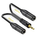 【メール便/送料無料】 3.5mm TRS オス - 6.35mm メスx2 (長さ:30cm) 分岐・変換ケーブルハロウィーンセール/ハロウィングッズ【メール...