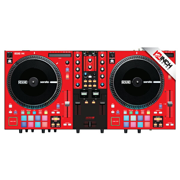 12inch SKINZ / Rane One / Skinz (Colors RED/BLK) 機材用スキンお中元 セール