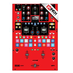 12inch SKINZ / Rane Seventy / Skinz (Colors RED/BLACK) 機材用スキンお中元 セール