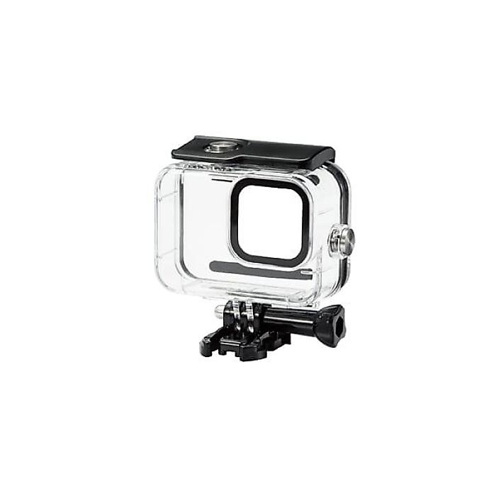 Elecom(エレコム) / AC-GP9BWPCCR の事ならフレンズにご相談ください。 Elecom(エレコム) / AC-GP9BWPCCR の特長！GoPro HERO10/9専用防水ハウジングケース...... Elecom(エレコム) / AC-GP9BWPCCR のココが凄い！ Elecom(エレコム) / AC-GP9BWPCCR のメーカー説明 GoPro HERO10/9専用防水ハウジングケース。JIS保護等級 IPX8相当の防水性を実現。防水パッキンとタイトなバックルのロック機構により高い防水性能です。装着した状態で水中でシャッター/電源/モードボタンを簡単に操作可能。レンズ部分には透明度の高い強化ガラスを採用しているので、水中でも鮮明な画像や動画を撮影することが出来ます。 Elecom(エレコム) / AC-GP9BWPCCR の仕様 対応機種：GoProHERO10/9セット内容：防水ハウジングケース×1、バックルマウント×1、接続ネジ×1材質：防水ハウジングケース本体:ポリカーボネート・ガラス・ステンレススチール・シリコン・EVA、バックルマウント:ABS・ステンレススチール、接続ネジ:ステンレススチール・ABS重量：約108gカラー：クリアElecom(エレコム) / AC-GP9BWPCCR の事ならフレンズにご相談ください。 Elecom(エレコム) / AC-GP9BWPCCR の特長！GoPro HERO10/9専用防水ハウジングケース...... Elecom(エレコム) / AC-GP9BWPCCR のココが凄い！ Elecom(エレコム) / AC-GP9BWPCCR のメーカー説明 GoPro HERO10/9専用防水ハウジングケース。JIS保護等級 IPX8相当の防水性を実現。防水パッキンとタイトなバックルのロック機構により高い防水性能です。装着した状態で水中でシャッター/電源/モードボタンを簡単に操作可能。レンズ部分には透明度の高い強化ガラスを採用しているので、水中でも鮮明な画像や動画を撮影することが出来ます。 Elecom(エレコム) / AC-GP9BWPCCR の仕様 対応機種：GoProHERO10/9セット内容：防水ハウジングケース×1、バックルマウント×1、接続ネジ×1材質：防水ハウジングケース本体:ポリカーボネート・ガラス・ステンレススチール・シリコン・EVA、バックルマウント:ABS・ステンレススチール、接続ネジ:ステンレススチール・ABS重量：約108gカラー：クリア