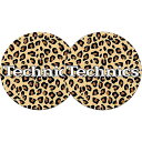 Technics(テクニクス) / Wild Cat (ヒョウ柄) 2x Slipmats - スリップマット (2枚/1ペア) -