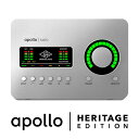 Universal Audio(ユニバーサルオーディオ) / Apollo Solo USB Heritage Editionの事ならフレンズにご相談ください。 Universal Audio(ユニバーサルオーディオ) / Apollo Solo USB Heritage Editionの特長！USB対応オーディオインターフェース Universal Audio(ユニバーサルオーディオ) / Apollo Solo USB Heritage Editionのココが凄い！Apollo Solo USBは、クラス最高のオーディオコンバーター、2基の Unison（TM） マイクプリアンプ、そしてアルバムクオリティーの結果を得られる UAD プラグインスイートを提供する、Windows専用のデスクトップ型 USBオーディオインターフェイスです。※必ず対応機種をご確認ください Universal Audio(ユニバーサルオーディオ) / Apollo Solo USB Heritage Editionのメーカー説明 Heritage Editionとは、標準のRealtime Analog Classicsプラグインバンドルに加えて、Universal AudioのTeletronixと1176 Compressor、すべてのPultec EQ、UA 610 Unison mic preamp、Pure Plate Reverbを網羅した5種類のUADプラグインスイートをセットにしたHeritage Editionプラグインバンドルが付属されます。$1,300以上のバリューで、音楽制作を一段階ランクアップさせるプラグインをラインナップしました。とてもお得なスペシャルエディションになっております。※必ず下記注意事項をご確認ください。Universal Audioが誇るプレミアムオーディオインターフェイス、Apolloの世界をより手軽に扱えるモデルがファミリーに加わりました。レコーディングやミキシングを手軽に、しかもよいサウンドで行いたいミュージシャンやソングライター、もしくはプロデューサーに最適なのがこのApollo Solo/Apollo Solo USBです。世界中のプロフェッショナルが愛用する100種類以上のUADプラグインを扱うことができ、DAWでのミキシングやマスタリングだけではなく、Apollo Solo内部に立ち上げてリ Universal Audio(ユニバーサルオーディオ) / Apollo Solo USB Heritage Editionの仕様 ■システム必要条件UAD Powered Plug-Ins Version 9.5.2Mac】Thunderbolt 3 (USB-C*ポート経由) を内蔵する Apple Mac コンピューターmacOS 10.12 Sierra、または 10.13 High SierraApple MacBook には USB-C ポートが備わっていますが、Thunderbolt 3 をサポートしていないため Arrow を動作させることはできません。その他の Thunderbolt 3 (USB-Cポート経由) を搭載する Mac は Arrow と互換性があります。【Windows】Thunderbolt 3 (USB-C*ポート経由) を内蔵する Windows PC コンピューターWindows 10 with Fall Creators Update (64ビットエディション)第6世代 Intel Skylake (またはそれ以上) のプロセッサ、および USB-C ポートを介する Thunderbolt 3 (Alpine Ridge) コントローラーを内蔵している2016年以降のコンピューターは Arrow と互換性があると見込まれます。 【共通】Thunderbolt 3 ケーブル (別売)6GB 以上の空きストレージQuad Core i7 以上のプロセッサーを推奨8GB 以上のRAMを推奨インターネット接続環境 (ソフトウェアの入手、製品登録と追加プラグイン購入のため)AU / VST / RTAS / AAX64 対応ホストアプリケーション ホストアプリケーション動作確認リスト※Arrow は Thunderbolt 3 接続によるバスパワーで動作します（電源ケーブルや外部電源によって動作させることはできません）。※ノートブックコンピューターで Arrow を使用する場合、コンピューターを電源に接続することを推奨します。※Thunderbolt 1/2 での接続はサポートされていません。※Thunderbolt to FireWire アダプターやThunderboltハブ、その他変換アダプターなどを使った接続はサポートされていません。※AMDプロセッサー環境との互換についてはテストが行われていないため、サポート対象外となります。※2-in-1システム (ノートブック/タブレット) 環境でのご使用はサポート対象外となります。※Apple Boot Camp や仮想 Windows 環境下での使用はサポートされていません。※Intel の Thunderbolt Technology Community page に掲載されている Thunderbolt 3 製品は互換性があると見込まれます。 全て新品。ケーブル・消耗品以外メーカー1年保証書付のでご安心してお買いもの頂けます。Universal Audio(ユニバーサルオーディオ) / Apollo Solo USB Heritage Editionの事ならフレンズにご相談ください。 Universal Audio(ユニバーサルオーディオ) / Apollo Solo USB Heritage Editionの特長！USB対応オーディオインターフェース Universal Audio(ユニバーサルオーディオ) / Apollo Solo USB Heritage Editionのココが凄い！Apollo Solo USBは、クラス最高のオーディオコンバーター、2基の Unison（TM） マイクプリアンプ、そしてアルバムクオリティーの結果を得られる UAD プラグインスイートを提供する、Windows専用のデスクトップ型 USBオーディオインターフェイスです。※必ず対応機種をご確認ください Universal Audio(ユニバーサルオーディオ) / Apollo Solo USB Heritage Editionのメーカー説明 Heritage Editionとは、標準のRealtime Analog Classicsプラグインバンドルに加えて、Universal AudioのTeletronixと1176 Compressor、すべてのPultec EQ、UA 610 Unison mic preamp、Pure Plate Reverbを網羅した5種類のUADプラグインスイートをセットにしたHeritage Editionプラグインバンドルが付属されます。$1,300以上のバリューで、音楽制作を一段階ランクアップさせるプラグインをラインナップしました。とてもお得なスペシャルエディションになっております。※必ず下記注意事項をご確認ください。Universal Audioが誇るプレミアムオーディオインターフェイス、Apolloの世界をより手軽に扱えるモデルがファミリーに加わりました。レコーディングやミキシングを手軽に、しかもよいサウンドで行いたいミュージシャンやソングライター、もしくはプロデューサーに最適なのがこのApollo Solo/Apollo Solo USBです。世界中のプロフェッショナルが愛用する100種類以上のUADプラグインを扱うことができ、DAWでのミキシングやマスタリングだけではなく、Apollo Solo内部に立ち上げてリ Universal Audio(ユニバーサルオーディオ) / Apollo Solo USB Heritage Editionの仕様 ■システム必要条件UAD Powered Plug-Ins Version 9.5.2Mac】Thunderbolt 3 (USB-C*ポート経由) を内蔵する Apple Mac コンピューターmacOS 10.12 Sierra、または 10.13 High SierraApple MacBook には USB-C ポートが備わっていますが、Thunderbolt 3 をサポートしていないため Arrow を動作させることはできません。その他の Thunderbolt 3 (USB-Cポート経由) を搭載する Mac は Arrow と互換性があります。【Windows】Thunderbolt 3 (USB-C*ポート経由) を内蔵する Windows PC コンピューターWindows 10 with Fall Creators Update (64ビットエディション)第6世代 Intel Skylake (またはそれ以上) のプロセッサ、および USB-C ポートを介する Thunderbolt 3 (Alpine Ridge) コントローラーを内蔵している2016年以降のコンピューターは Arrow と互換性があると見込まれます。 【共通】Thunderbolt 3 ケーブル (別売)6GB 以上の空きストレージQuad Core i7 以上のプロセッサーを推奨8GB 以上のRAMを推奨インターネット接続環境 (ソフトウェアの入手、製品登録と追加プラグイン購入のため)AU / VST / RTAS / AAX64 対応ホストアプリケーション ホストアプリケーション動作確認リスト※Arrow は Thunderbolt 3 接続によるバスパワーで動作します（電源ケーブルや外部電源によって動作させることはできません）。※ノートブックコンピューターで Arrow を使用する場合、コンピューターを電源に接続することを推奨します。※Thunderbolt 1/2 での接続はサポートされていません。※Thunderbolt to FireWire アダプターやThunderboltハブ、その他変換アダプターなどを使った接続はサポートされていません。※AMDプロセッサー環境との互換についてはテストが行われていないため、サポート対象外となります。※2-in-1システム (ノートブック/タブレット) 環境でのご使用はサポート対象外となります。※Apple Boot Camp や仮想 Windows 環境下での使用はサポートされていません。※Intel の Thunderbolt Technology Community page に掲載されている Thunderbolt 3 製品は互換性があると見込まれます。 全て新品。ケーブル・消耗品以外メーカー1年保証書付のでご安心してお買いもの頂けます。
