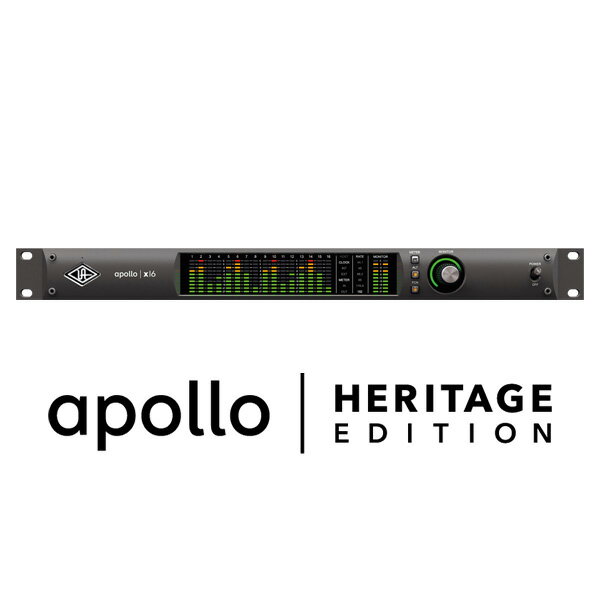 【UADプラグインを無償提供！-6/30まで】Universal Audio(ユニバーサルオーディオ) / Apollo X16 Heritage Edition - 18イン/20アウトオーディオインターフェイス -母の日 セール