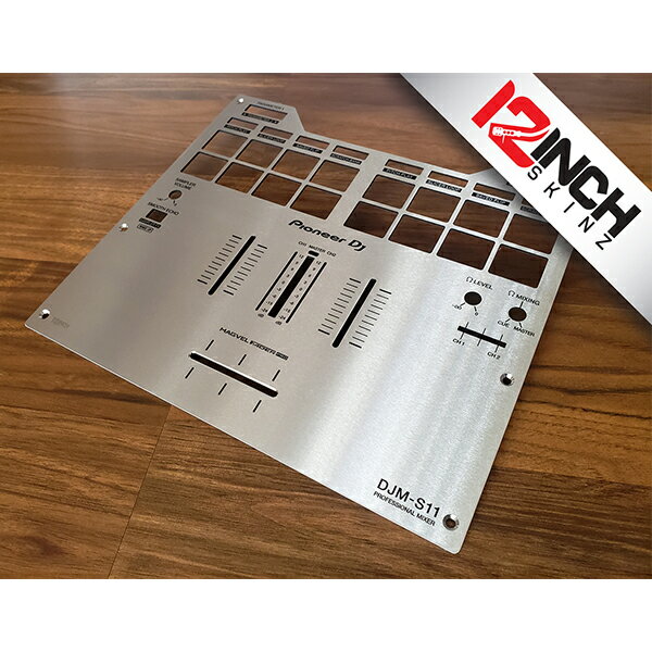 12inch SKINZ / Pioneer DJM-S11 Stainless Steel Fader Plate / スキンプレート節分 セール