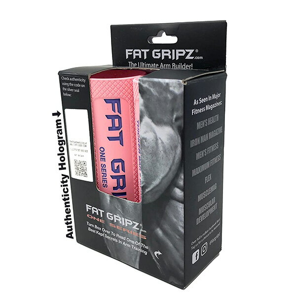 Fat Gripz(ファットグリップズ) / ONE（Pink/Purple） Ultimate Arm Builder ダンベルカール バーベルカール ラットプルダウン【輸入品】新生活応援