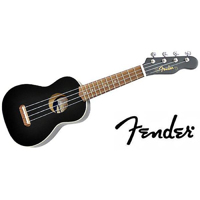 FENDER ( フェンダー ) / Venice Soprano Uke, BLK WN ソプラノウクレレ新生活応援