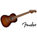 Fender(フェンダー) / MONTECITO TNR UKE SEB W/BAG WNの事ならフレンズにご相談ください。 Fender(フェンダー) / MONTECITO TNR UKE SEB W/BAG WNの特長！FENDER（フェンダー）のテナーウクレレ。ウォーム...... Fender(フェンダー) / MONTECITO TNR UKE SEB W/BAG WNのココが凄い！ Fender(フェンダー) / MONTECITO TNR UKE SEB W/BAG WNのメーカー説明 FENDER（フェンダー）のテナーウクレレ。ウォームでバランスの取れた豊かなサウンドが特徴です。 Fender(フェンダー) / MONTECITO TNR UKE SEB W/BAG WNの仕様 多くのセレブリティが住むカリフォルニアのシックな海岸沿いの町からインスピレーションを受けたMontecitoUkuleleは、そのエレガントで高貴な美しさにふさわしい、まろやかで音楽的なトーンを提供します。コアの親戚とも言われるアカシア材で作られたこのテナーサイズウクレレは、ウォームでバランスの取れた豊かな音量を提供します。ボディにはアバロンパーフリングが施され、同色のアバロンロゼットがラグジュアリーなタッチを演出します。また、ボディと指板にはクリームバインディングが施され、楽器本来の美しさを際立たせます。素早く簡単に弦交換ができるノータイブリッジ、優れたイントネーションを実現するボーンナットとサドルの他、光沢のあるグロスフィニッシュ、ヴィンテージスタイルのクローズドバックチューニングマシン、4連ペグ式Stratヘッドなど、フェンダーらしいクラシックな特徴を多くフィーチャーしています。■スペック・BodyShape:TenorUkulele・BodyTop:Acacia・BackandSides:Acacia,Acacia・BodyFinish:Fender(フェンダー) / MONTECITO TNR UKE SEB W/BAG WNの事ならフレンズにご相談ください。 Fender(フェンダー) / MONTECITO TNR UKE SEB W/BAG WNの特長！FENDER（フェンダー）のテナーウクレレ。ウォーム...... Fender(フェンダー) / MONTECITO TNR UKE SEB W/BAG WNのココが凄い！ Fender(フェンダー) / MONTECITO TNR UKE SEB W/BAG WNのメーカー説明 FENDER（フェンダー）のテナーウクレレ。ウォームでバランスの取れた豊かなサウンドが特徴です。 Fender(フェンダー) / MONTECITO TNR UKE SEB W/BAG WNの仕様 多くのセレブリティが住むカリフォルニアのシックな海岸沿いの町からインスピレーションを受けたMontecitoUkuleleは、そのエレガントで高貴な美しさにふさわしい、まろやかで音楽的なトーンを提供します。コアの親戚とも言われるアカシア材で作られたこのテナーサイズウクレレは、ウォームでバランスの取れた豊かな音量を提供します。ボディにはアバロンパーフリングが施され、同色のアバロンロゼットがラグジュアリーなタッチを演出します。また、ボディと指板にはクリームバインディングが施され、楽器本来の美しさを際立たせます。素早く簡単に弦交換ができるノータイブリッジ、優れたイントネーションを実現するボーンナットとサドルの他、光沢のあるグロスフィニッシュ、ヴィンテージスタイルのクローズドバックチューニングマシン、4連ペグ式Stratヘッドなど、フェンダーらしいクラシックな特徴を多くフィーチャーしています。■スペック・BodyShape:TenorUkulele・BodyTop:Acacia・BackandSides:Acacia,Acacia・BodyFinish: