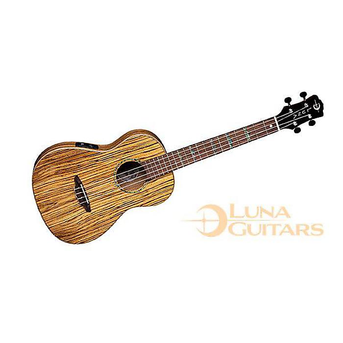 LUNA GUITARS ( ルナギターズ ) / Uke High Tide Zebrawood Baritone新生活応援