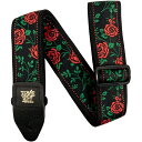 ErnieBall(アーニーボール) / Jacquard Guitar Strap / Spanish Rose / ギターストラップ 【輸入品】夏休みセール