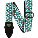 ErnieBall(A[j[{[) / Jacquard Guitar Strap / Kaleidoscope Blue / M^[Xgbv yAiz Z[