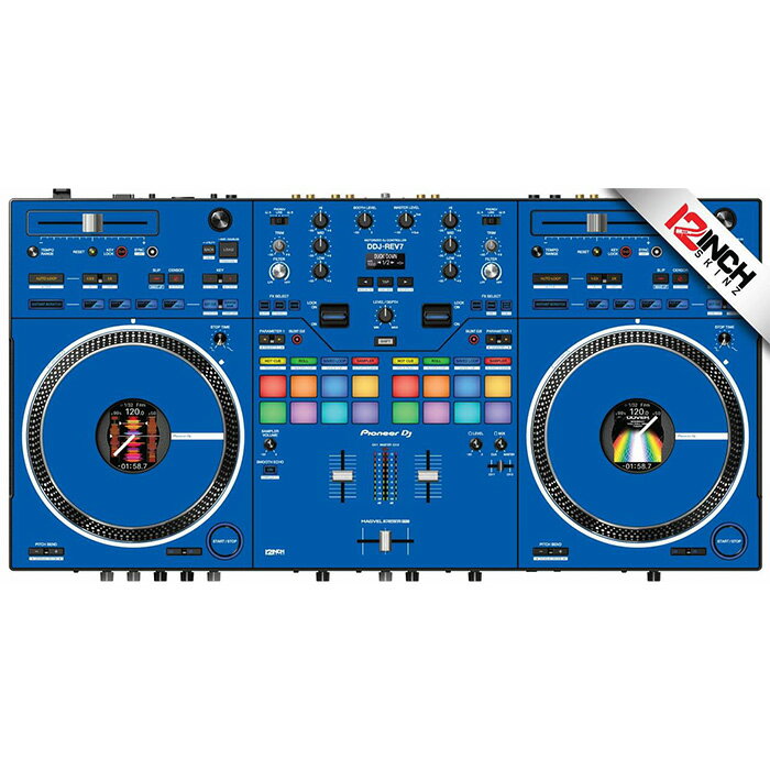 12inch SKINZ / Pioneer DDJ-REV7 SKINZ (BLUE) 【DDJ-REV7用スキン】母の日 セール