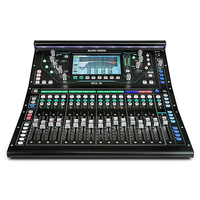 Allen＆Heath(アレンアンドヒース) / SQ-5の事ならフレンズにご相談ください。 Allen＆Heath(アレンアンドヒース) / SQ-5の特長！デジタル・ミキシングの新たな形 Allen＆Heath(アレンアンドヒース) / SQ-5のココが凄い！Allen ＆ Heath SQ-5は、先進技術と使いやすさを兼ね備えたデジタルミキシングコンソールで、ライブ音楽、礼拝サービス、教育機関に最適です。その優れた品質は、Allen ＆ Heathの著名なXCVI 96kHz FPGAオーディオエンジンに基づいており、最高の音質を提供します。 Allen＆Heath(アレンアンドヒース) / SQ-5のメーカー説明 SQ-5は、0.7ms未満の低遅延で、音質の面でクラスの最前線に立っています。このミキシングコンソールは、メインLR出力に加えて最大12のステレオミックス（グループまたは補助）を提供し、モニターミックスの作成に非常に柔軟です。8つのステレオFXエンジンは、専用のリターンを備えたスタジオ品質のエフェクトを提供します。SQ-5は、48の入力チャンネルを提供し、ハンズオンミキシング体験のための17のフェーダーを備えています。これらのフェーダーは6つのフェーダーレイヤーに配置されており、大規模なミックスを管理しやすくしています。さらに、リモートオーディオと拡張のためのSLinkポート、およびネットワークオーディオ統合のための64チャンネルI/Oポートを備えています。特筆すべきは、マルチマイク設定において大きな助けとなる自動マイクミキシング機能です。この機能により、経験の浅いボランティアが音響管理を行う場合でも、マイクレベルの過剰な不均衡が発生することはありません。SQ-5は、内蔵の32 x 32 USBオーディオインターフェースのおかげで、マルチトラック録音が簡単です。USBメモリへの直接録音もサポートしています。もう一つの64チャンネルI/Oポートは、ネットワークオーディオ接続のために利用できます。SLinkポートは、リモートオーディオとI/O拡張を可能にし Allen＆Heath(アレンアンドヒース) / SQ-5の仕様 技術仕様タイプ: デジタルチャンネル: 48入力 - マイクプリアンプ: 16 x XLR (マイク/ライン)ファントム電源: 16チャンネル、トークバック追加入力: 2 x 6.35 mm (ST1), 2 x 6.35 mm (ST2), 1 x 3.5 mm (ST3)メイン出力: 2 x 6.35 mm (A out, B out), 2 x XLR (L, R)追加出力: 12 x XLR (ステレオミックス, L/R)出力 - デジタル: 1 x XLR (AES)バス/グループ: 36バスインサート: EQ/コンプレッサー前の内部トークバック: 1 x XLRMIDI I/O: USB (コントロール)データI/O: 1 x EtherCon (dSnake, DXモード, gigaACE), 1 x Ethernet RJ-45 (LAN TCP/IP)ヘッドホンジャック: 1 x 6.35 mmUSB: 1 x Type 全て新品。ケーブル・消耗品以外メーカー1年保証書付のでご安心してお買いもの頂けます。Allen＆Heath(アレンアンドヒース) / SQ-5の事ならフレンズにご相談ください。 Allen＆Heath(アレンアンドヒース) / SQ-5の特長！デジタル・ミキシングの新たな形 Allen＆Heath(アレンアンドヒース) / SQ-5のココが凄い！Allen ＆ Heath SQ-5は、先進技術と使いやすさを兼ね備えたデジタルミキシングコンソールで、ライブ音楽、礼拝サービス、教育機関に最適です。その優れた品質は、Allen ＆ Heathの著名なXCVI 96kHz FPGAオーディオエンジンに基づいており、最高の音質を提供します。 Allen＆Heath(アレンアンドヒース) / SQ-5のメーカー説明 SQ-5は、0.7ms未満の低遅延で、音質の面でクラスの最前線に立っています。このミキシングコンソールは、メインLR出力に加えて最大12のステレオミックス（グループまたは補助）を提供し、モニターミックスの作成に非常に柔軟です。8つのステレオFXエンジンは、専用のリターンを備えたスタジオ品質のエフェクトを提供します。SQ-5は、48の入力チャンネルを提供し、ハンズオンミキシング体験のための17のフェーダーを備えています。これらのフェーダーは6つのフェーダーレイヤーに配置されており、大規模なミックスを管理しやすくしています。さらに、リモートオーディオと拡張のためのSLinkポート、およびネットワークオーディオ統合のための64チャンネルI/Oポートを備えています。特筆すべきは、マルチマイク設定において大きな助けとなる自動マイクミキシング機能です。この機能により、経験の浅いボランティアが音響管理を行う場合でも、マイクレベルの過剰な不均衡が発生することはありません。SQ-5は、内蔵の32 x 32 USBオーディオインターフェースのおかげで、マルチトラック録音が簡単です。USBメモリへの直接録音もサポートしています。もう一つの64チャンネルI/Oポートは、ネットワークオーディオ接続のために利用できます。SLinkポートは、リモートオーディオとI/O拡張を可能にし Allen＆Heath(アレンアンドヒース) / SQ-5の仕様 技術仕様タイプ: デジタルチャンネル: 48入力 - マイクプリアンプ: 16 x XLR (マイク/ライン)ファントム電源: 16チャンネル、トークバック追加入力: 2 x 6.35 mm (ST1), 2 x 6.35 mm (ST2), 1 x 3.5 mm (ST3)メイン出力: 2 x 6.35 mm (A out, B out), 2 x XLR (L, R)追加出力: 12 x XLR (ステレオミックス, L/R)出力 - デジタル: 1 x XLR (AES)バス/グループ: 36バスインサート: EQ/コンプレッサー前の内部トークバック: 1 x XLRMIDI I/O: USB (コントロール)データI/O: 1 x EtherCon (dSnake, DXモード, gigaACE), 1 x Ethernet RJ-45 (LAN TCP/IP)ヘッドホンジャック: 1 x 6.35 mmUSB: 1 x Type 全て新品。ケーブル・消耗品以外メーカー1年保証書付のでご安心してお買いもの頂けます。