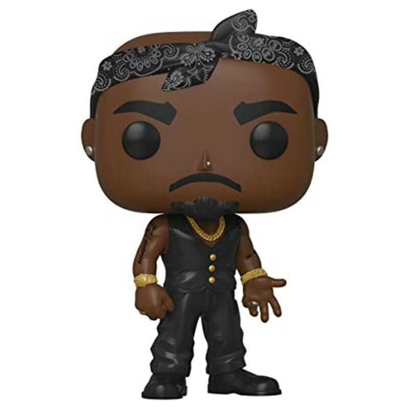 楽天ミュージックハウス フレンズPOP store （ポップストア） / Funko Pop! Rocks: Tupac - Vest with Bandana　 [海外輸入品」お中元 セール