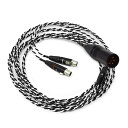 AUDEZE(オーデジー) / Premium Black-Silver headphone cable for LCD - プレミアムケーブル 4pin XL...