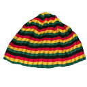 スカルキャップ ラスタカラー ストライプ ニットキャップ Skull Cap Rasta Stripe Beanie 新生活応援