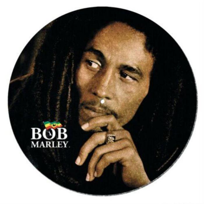 ボブ・マーリー公式ライセンスのターンテーブル用スリップマット（帯電防止加工） Legend Record Slip Mat - Bob Marley / PYRAMID新生活応援